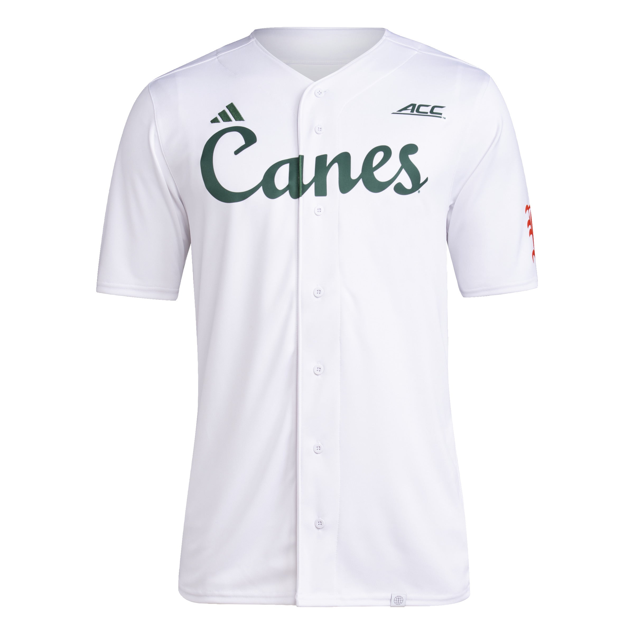 Miami Hurricanes Team-Issued adidas #6 Camo Baseball Jersey