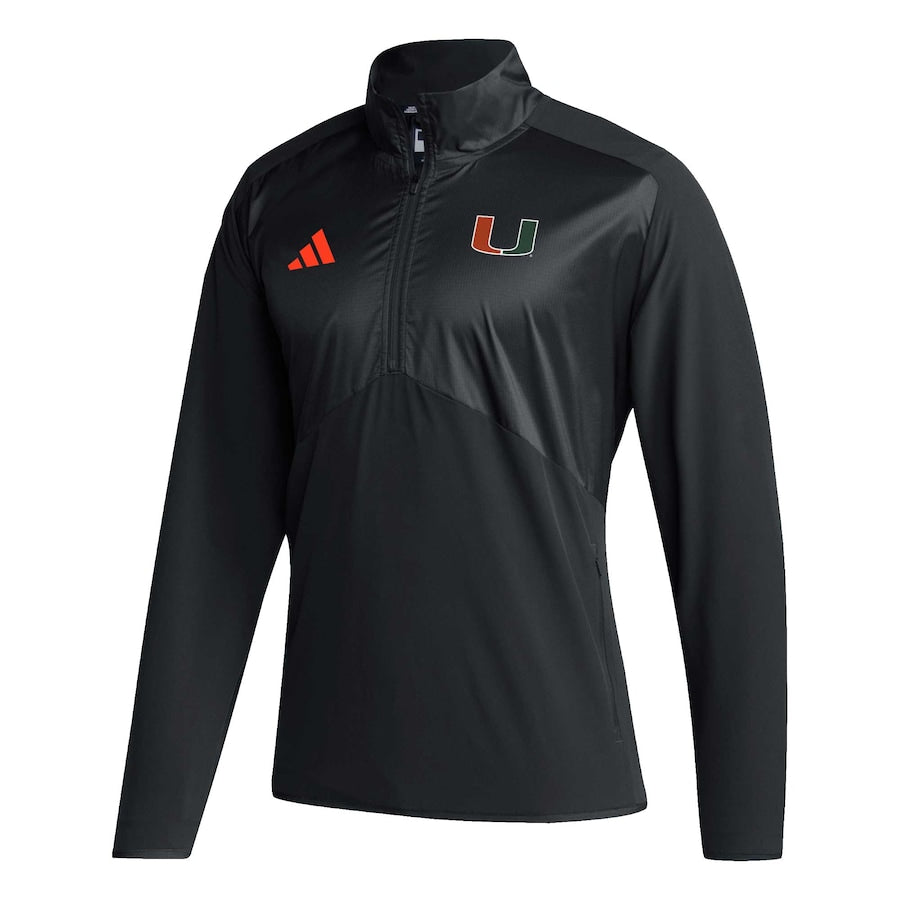 Miami Hurricanes 2023 adidas Women's Fresh Tight Pants - Black