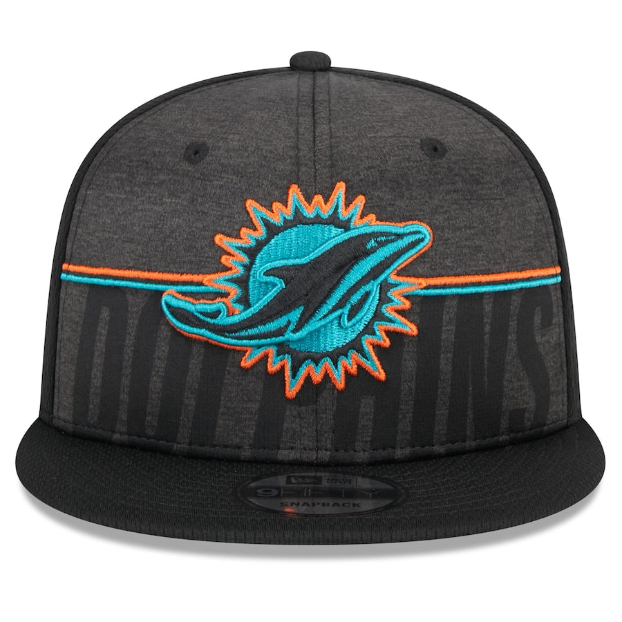 New Era Men's Miami Dolphins Golfer Cord Grey Adjustable Snapback