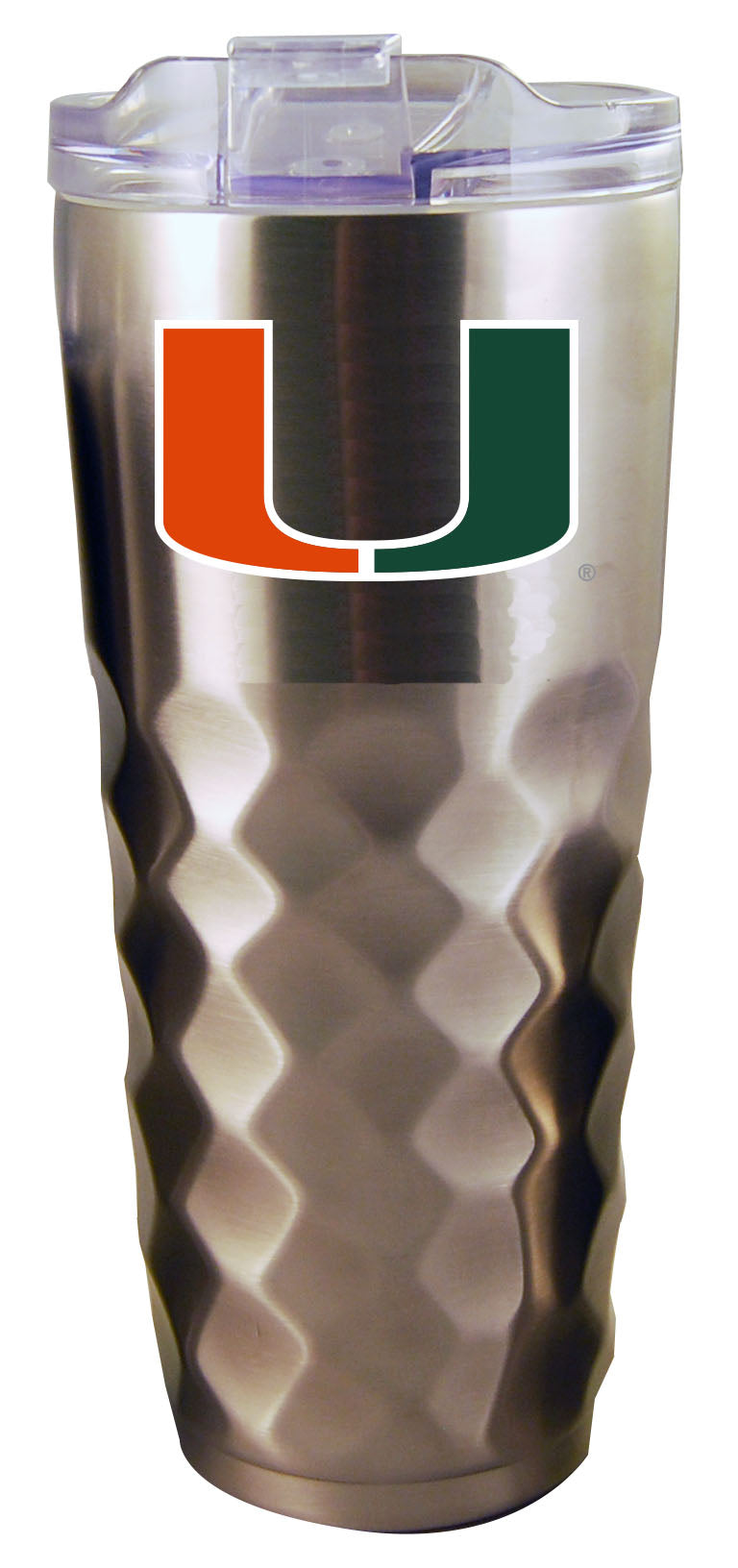 Miami Hurricanes Plastic Stem Wine Glasses Set - 16oz - 4 Pack