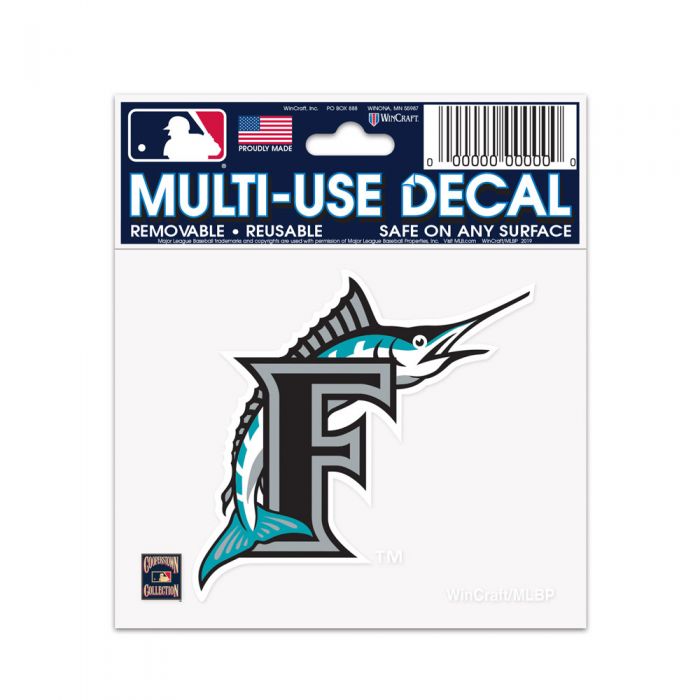 WinCraft Miami Marlins 2021 City Connect Decal - 3 ct