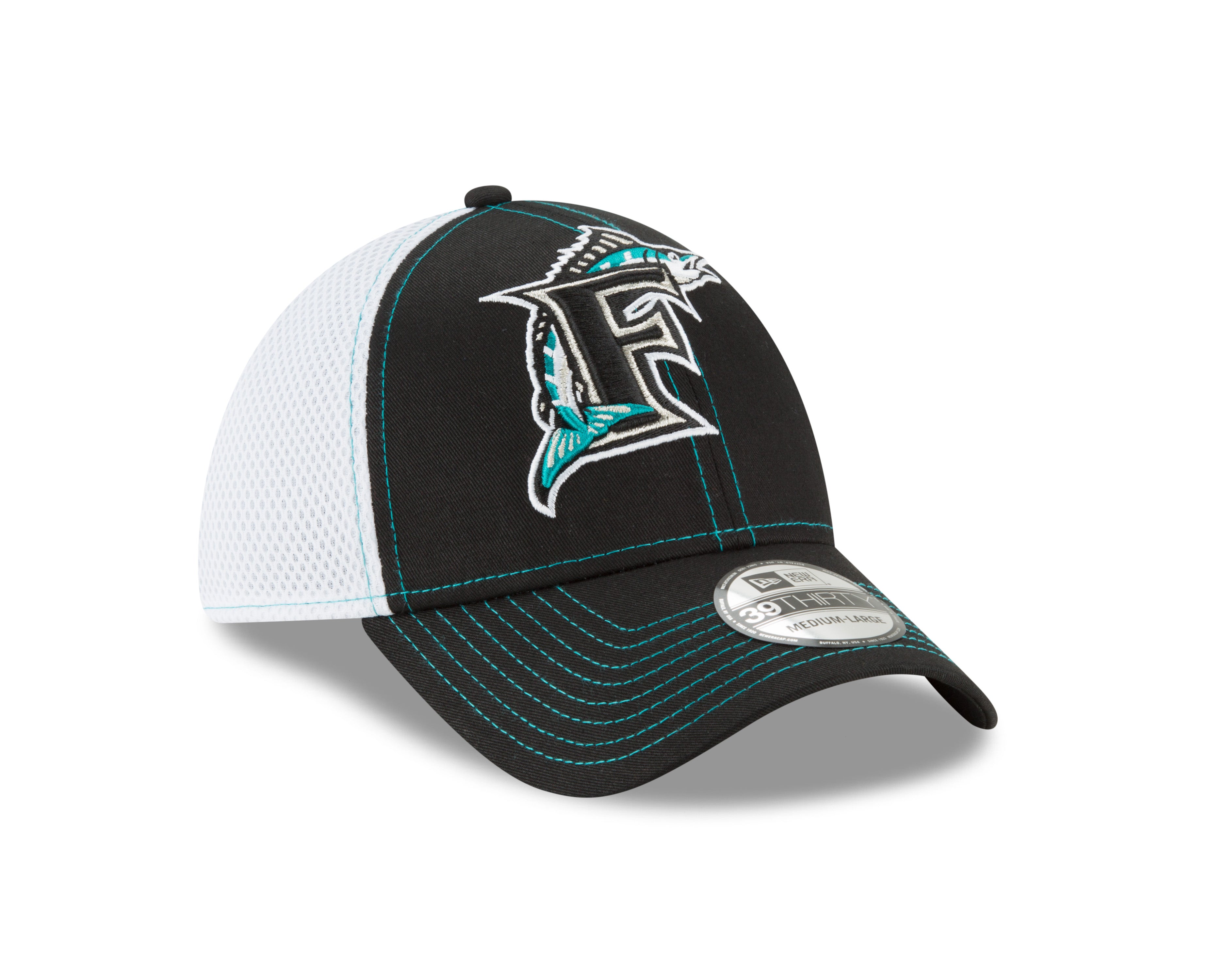 Miami Marlins 47 Brand Cooperstown Rewind Script Trucker Hat