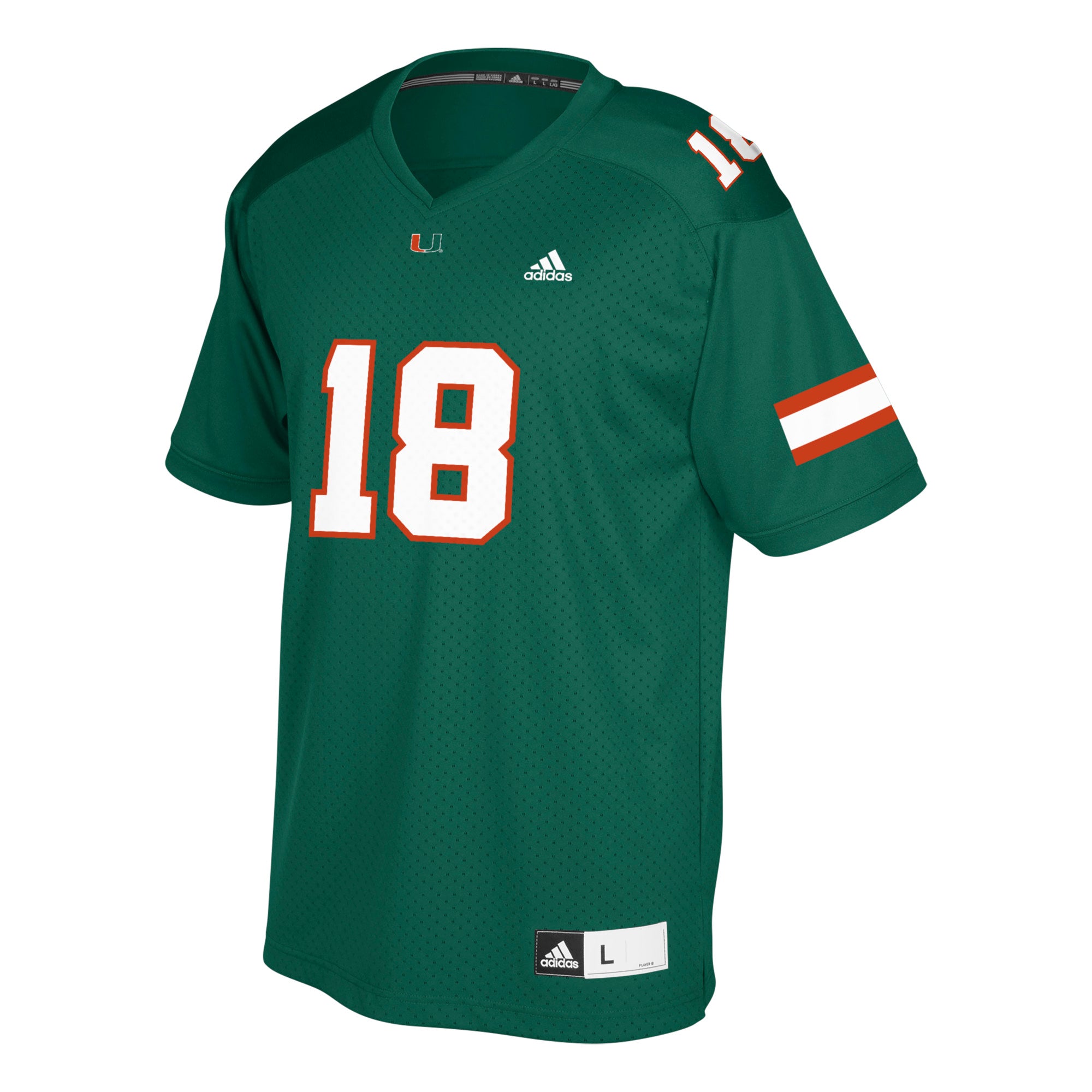 miami hurricanes youth football jersey