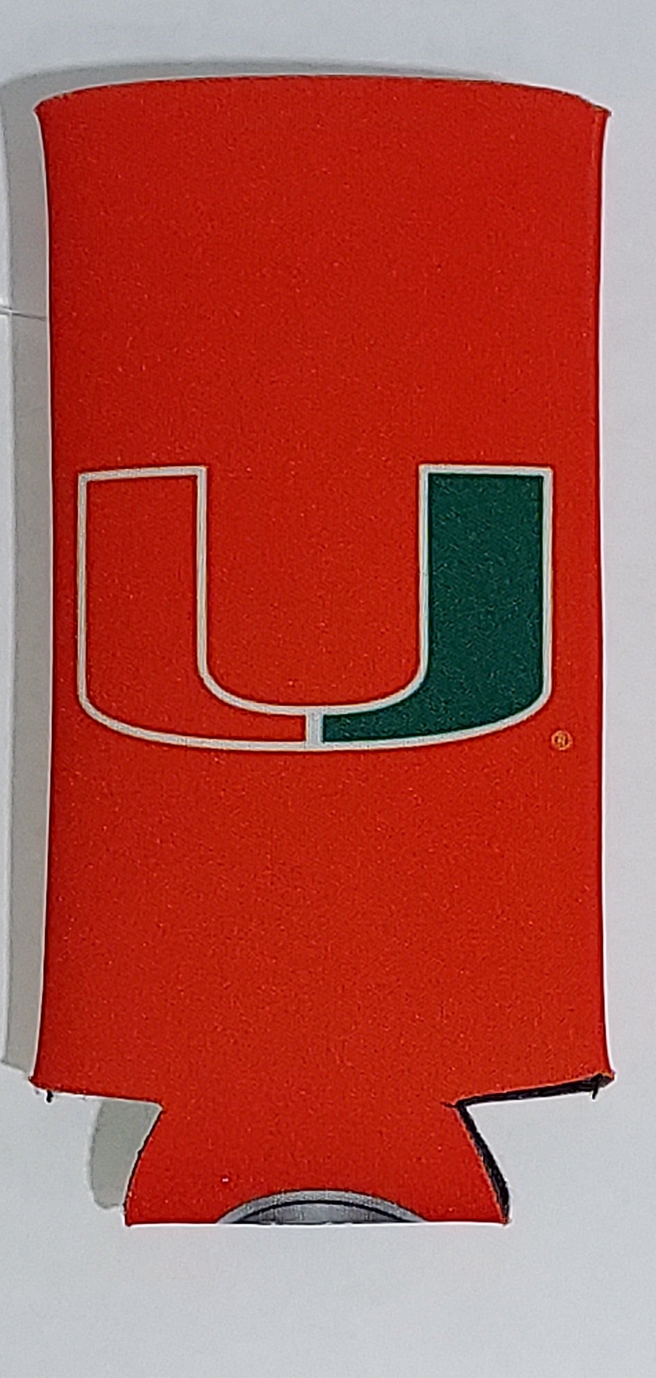 Miami Hurricanes 12 oz Tie-Dye Slim Can Koozie Tumbler