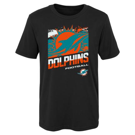 Tyreek Hill Miami Dolphins Youth Aqua Backer T-Shirt 