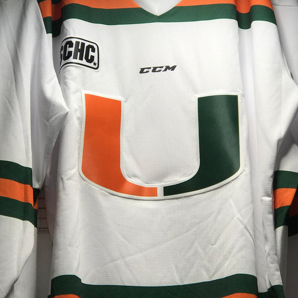 miami hurricanes white jersey