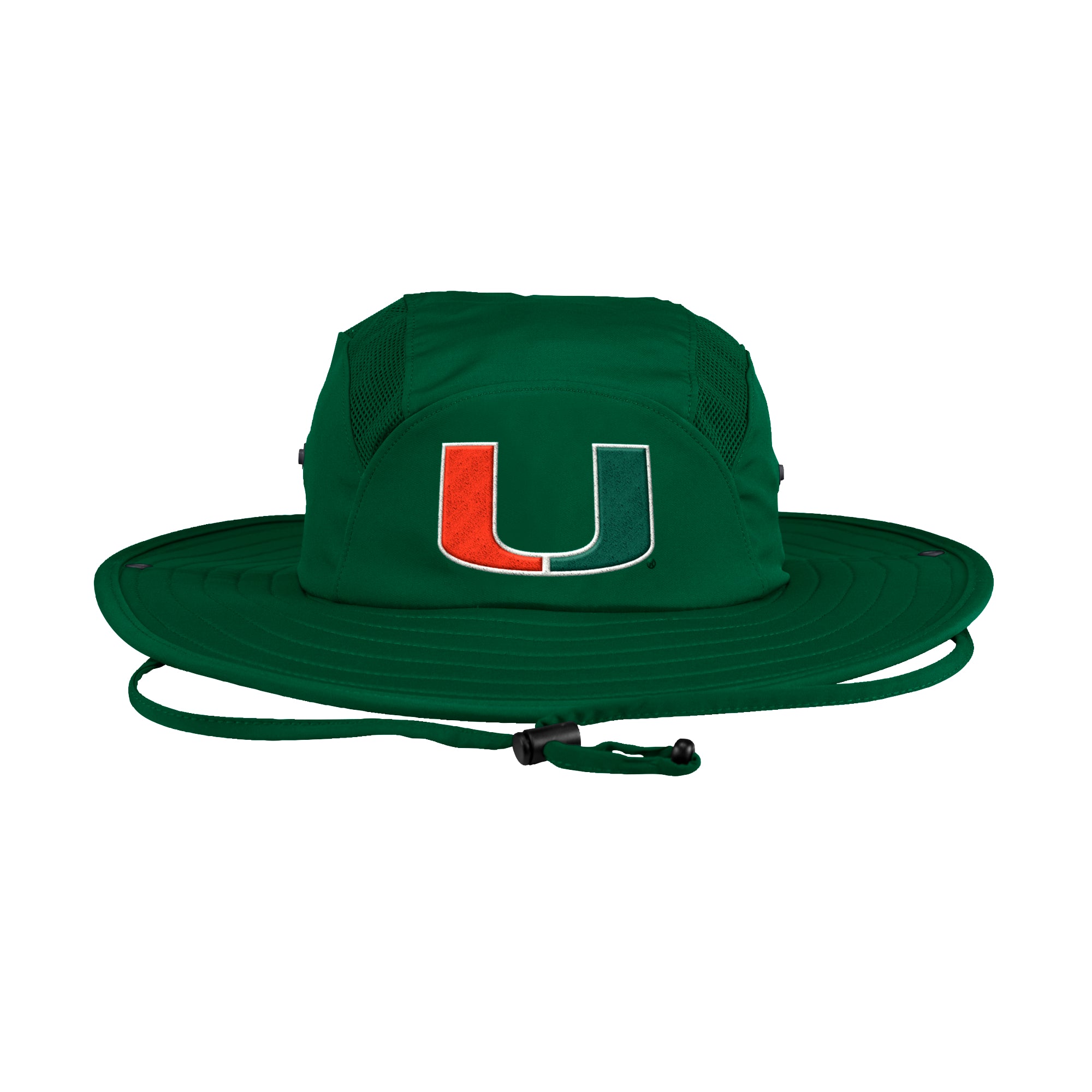 Miami Hurricanes Adidas Old English Denim Structured Adjustable Hat