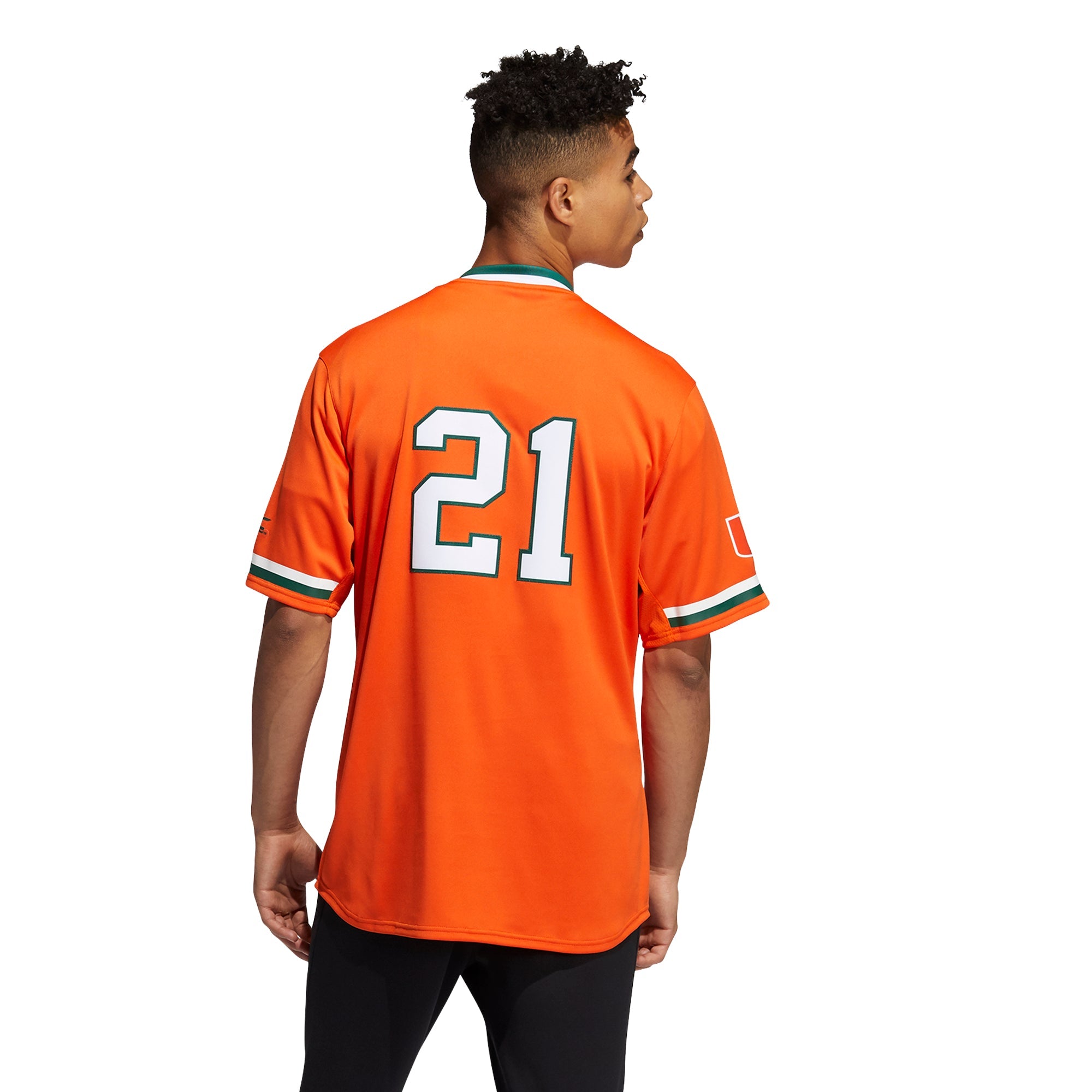 Kinetic ID - White Miami Beach Splash Baseball Jersey