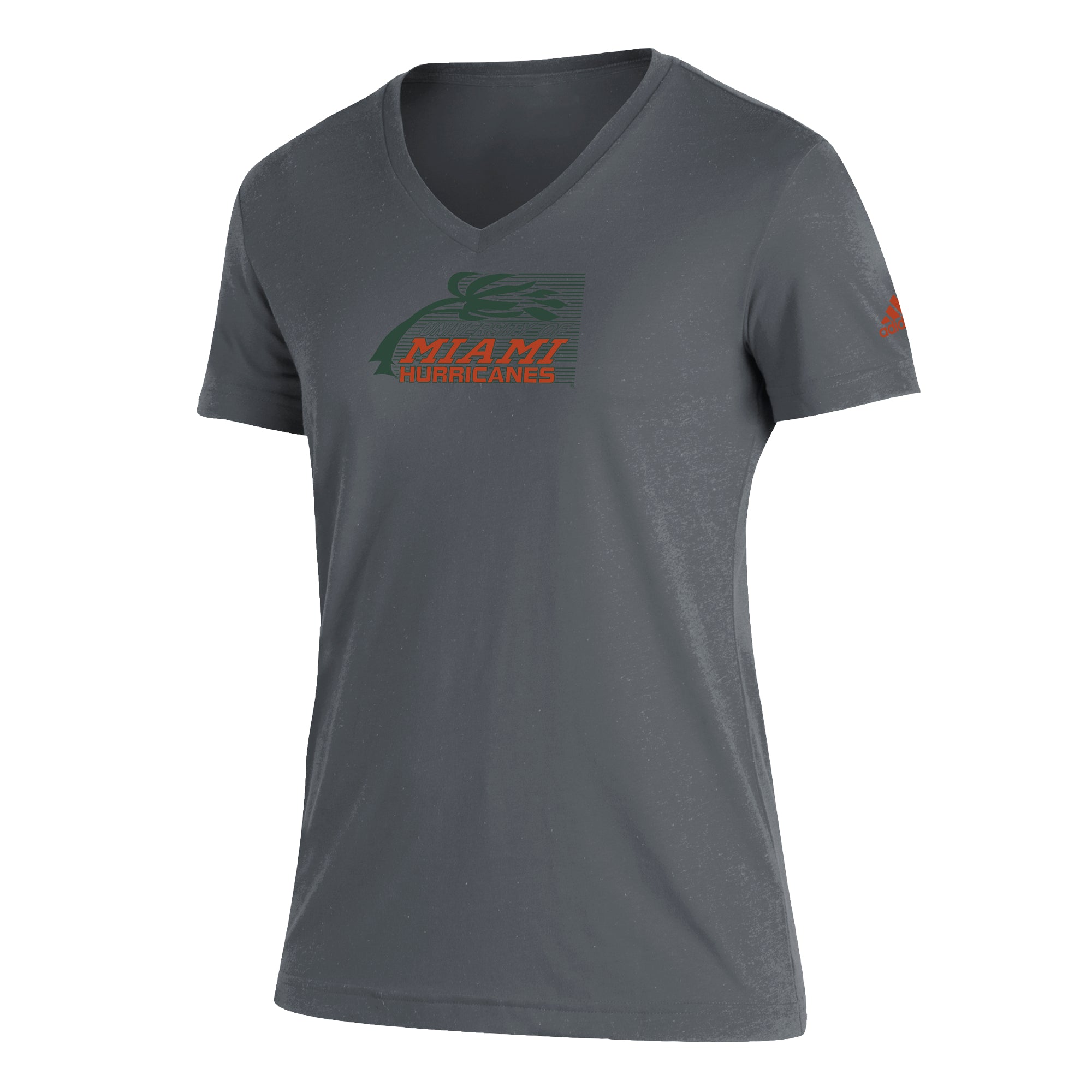 Miami Marlins T-Shirt Women's V-Neck Black/White Genuine MLB Merchandise  Florida