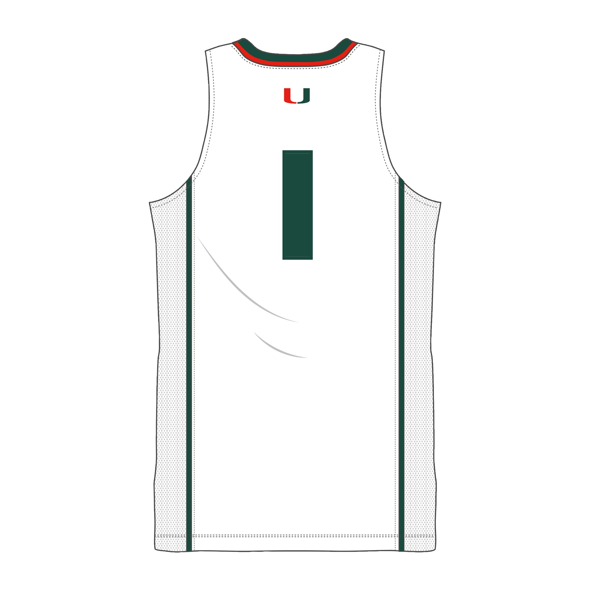 Miami Hurricanes Team-Issued adidas #6 Camo Baseball Jersey