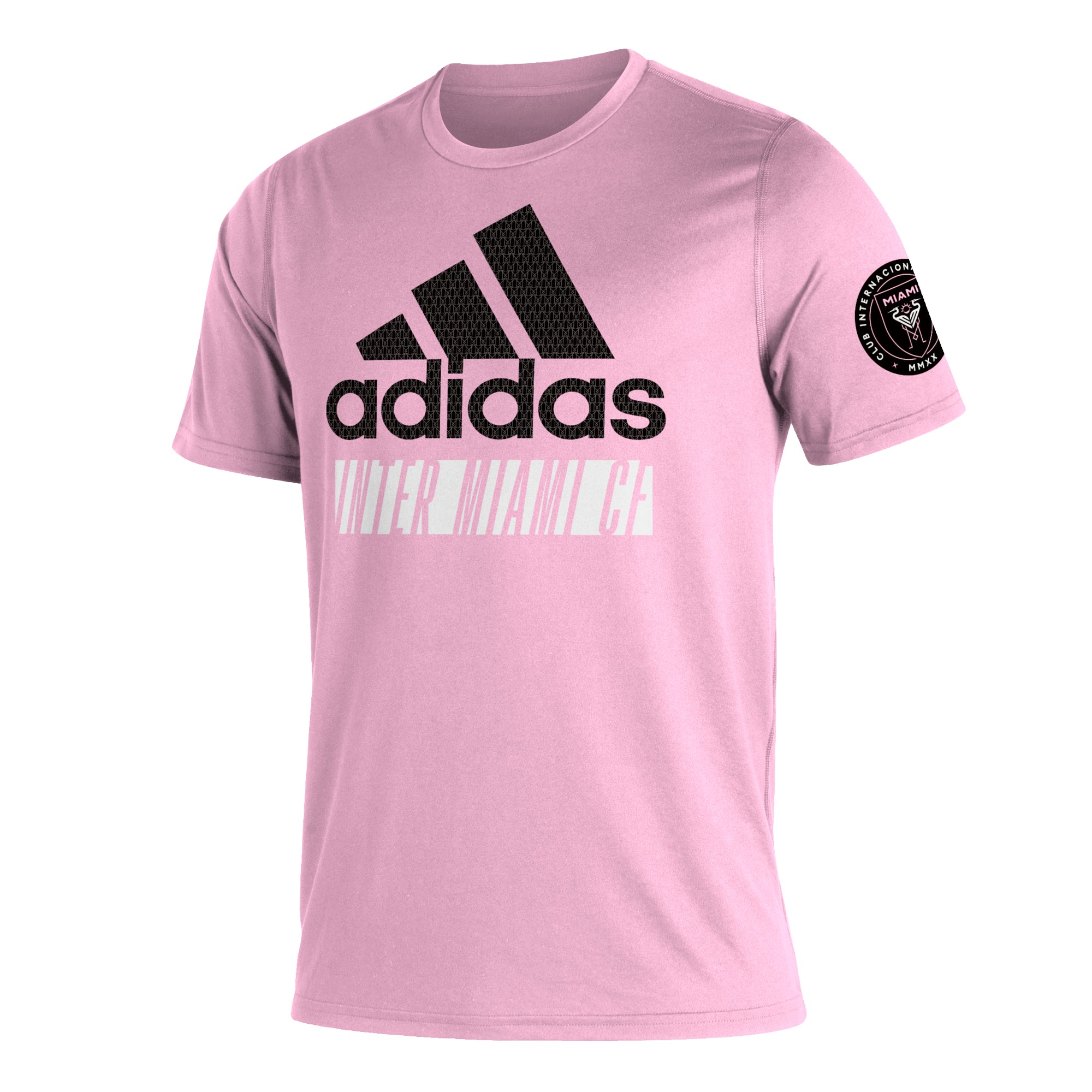 Inter Miami CF 2021 adidas Creator SS Men\'s Three Stripes T-Shirt - Wh