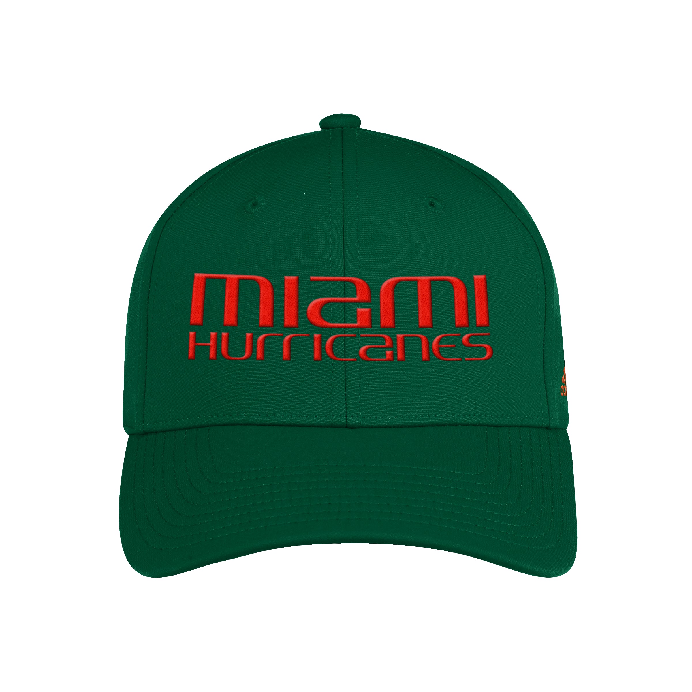 Miami Hurricanes Collapsible Travel Sun Hat - Amelia - Black