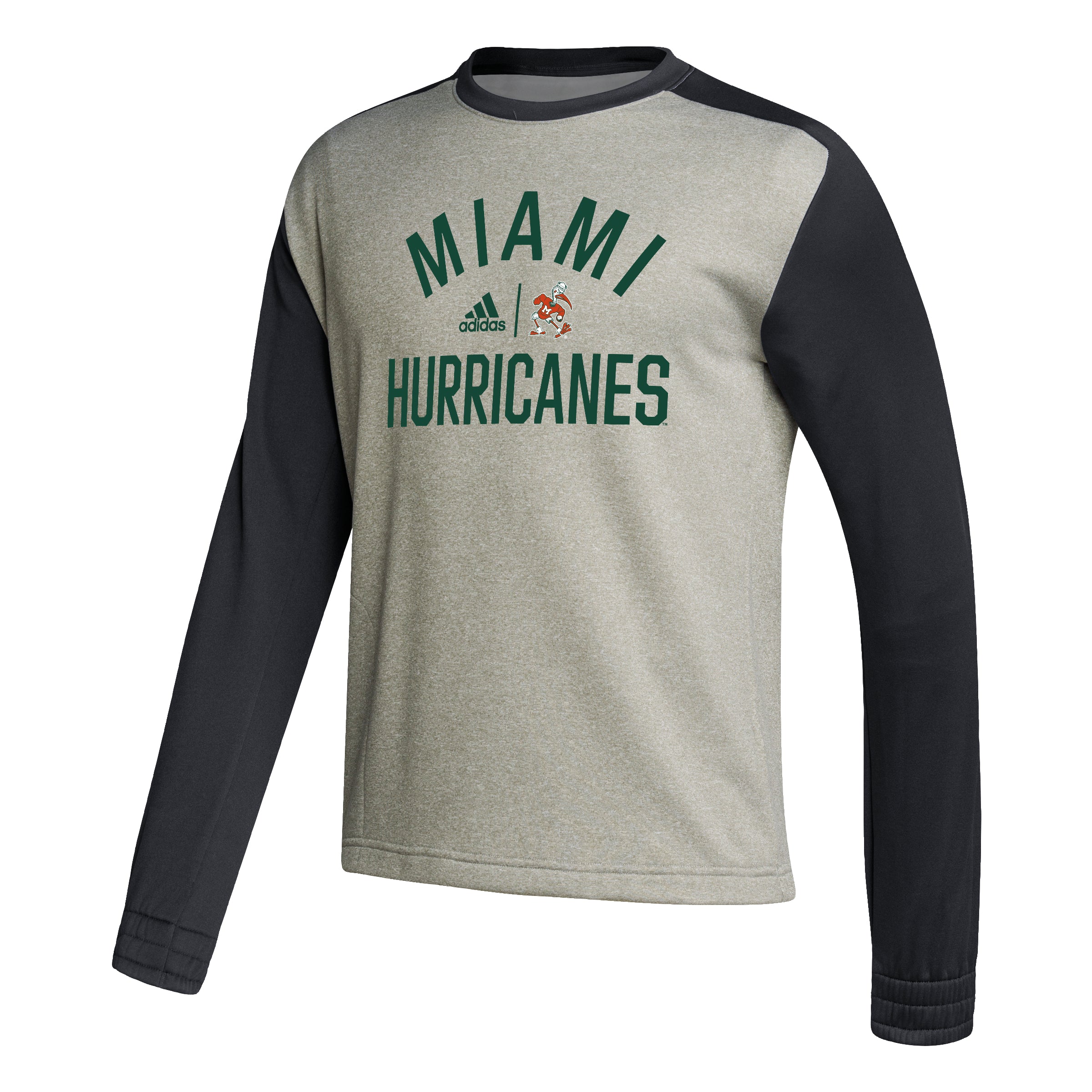 Miami Hurricanes Adidas Stadium Ready Coaches 1/2 Zip Jacket - White M