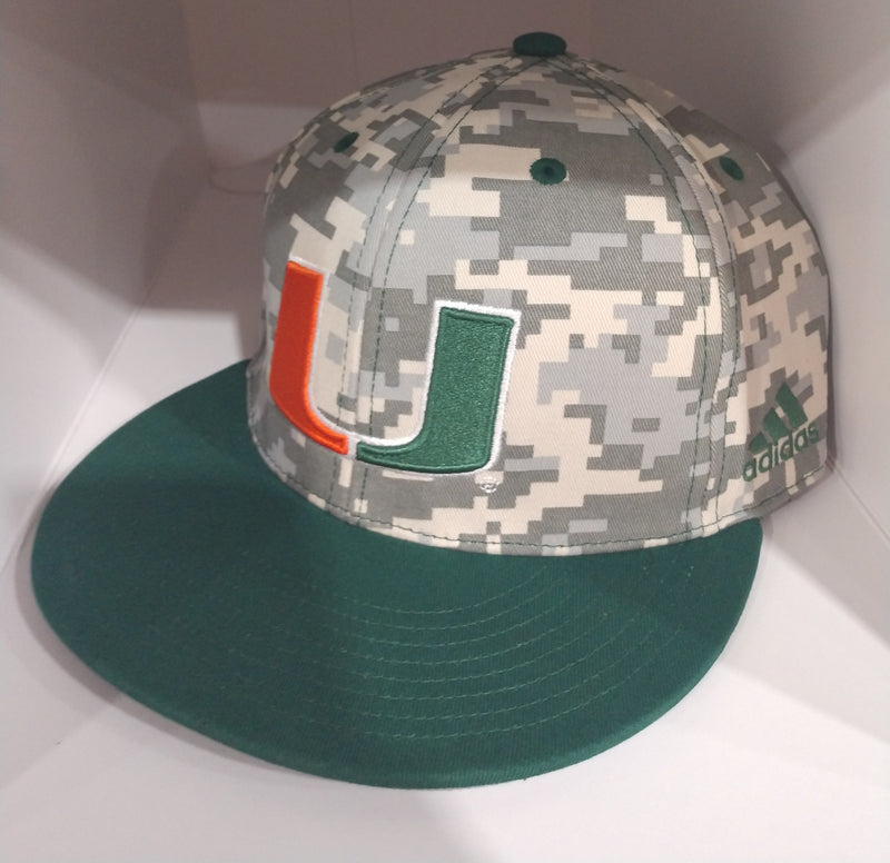 miami hurricanes adidas hat