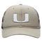 Miami Hurricanes Top of the World Sanders Adjustable Two-Tone - Beige