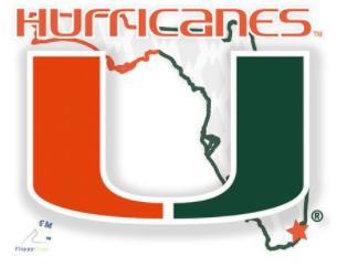 university of miami football logo