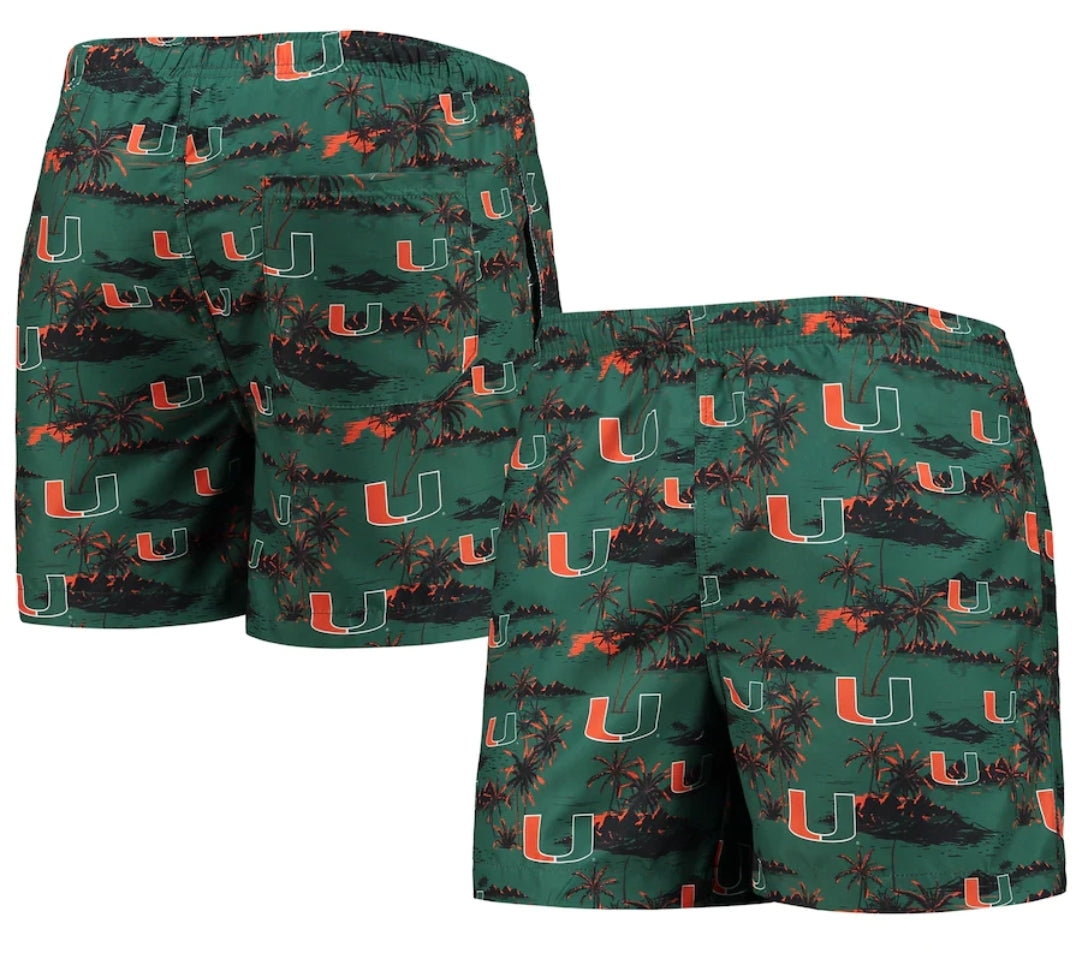 Miami Hurricanes Strideline Black Step Sublimated Crew Socks