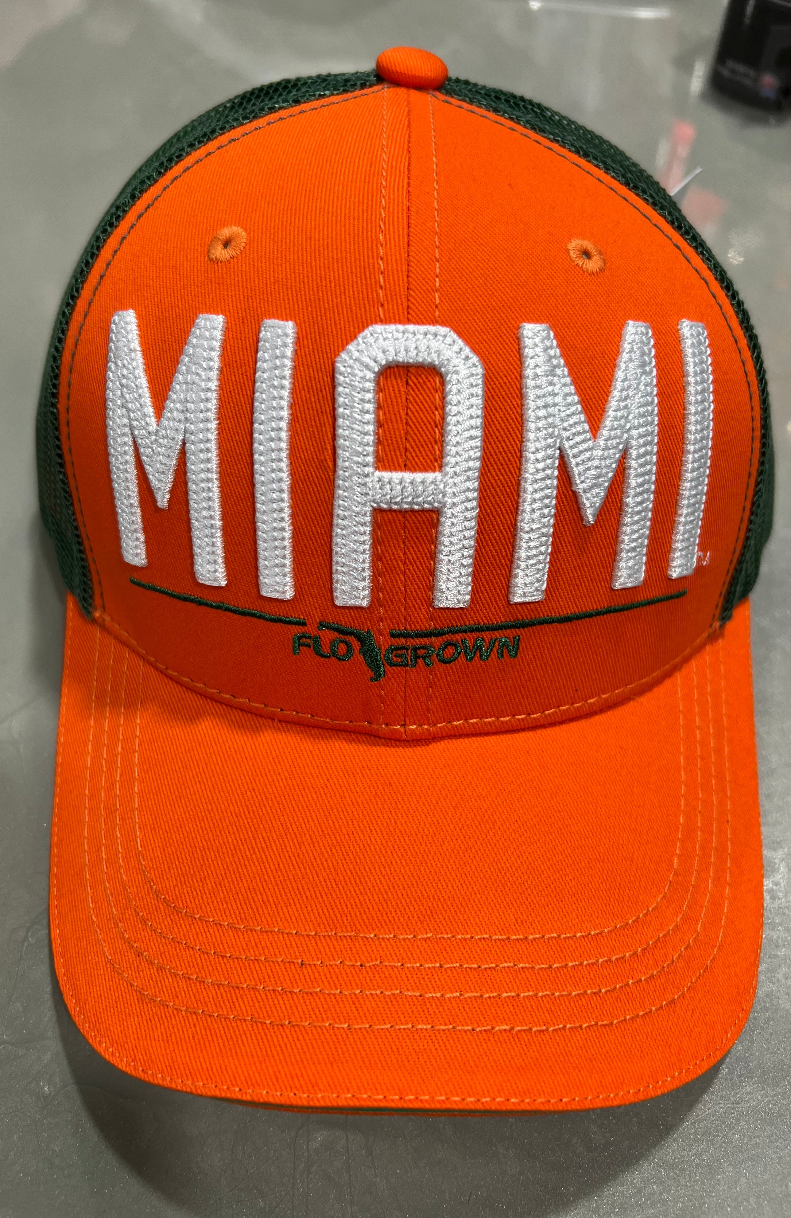 Miami Hurricanes Top of the World Bank Hat - Green