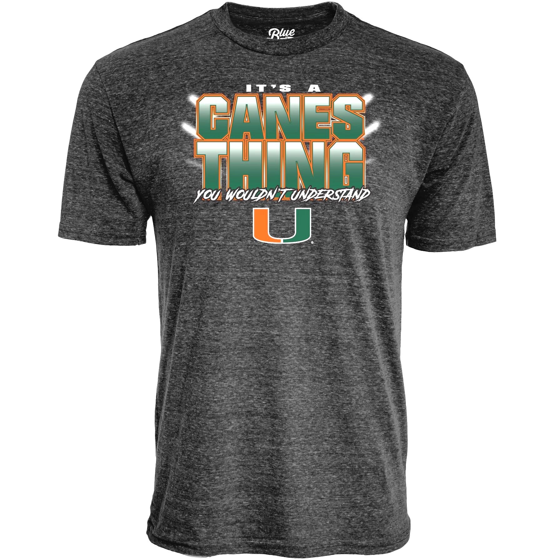 Smack Apparel Miami Mike T-Shirt for Miami Football Fans Soft Style Short Sleeve / Large / Black