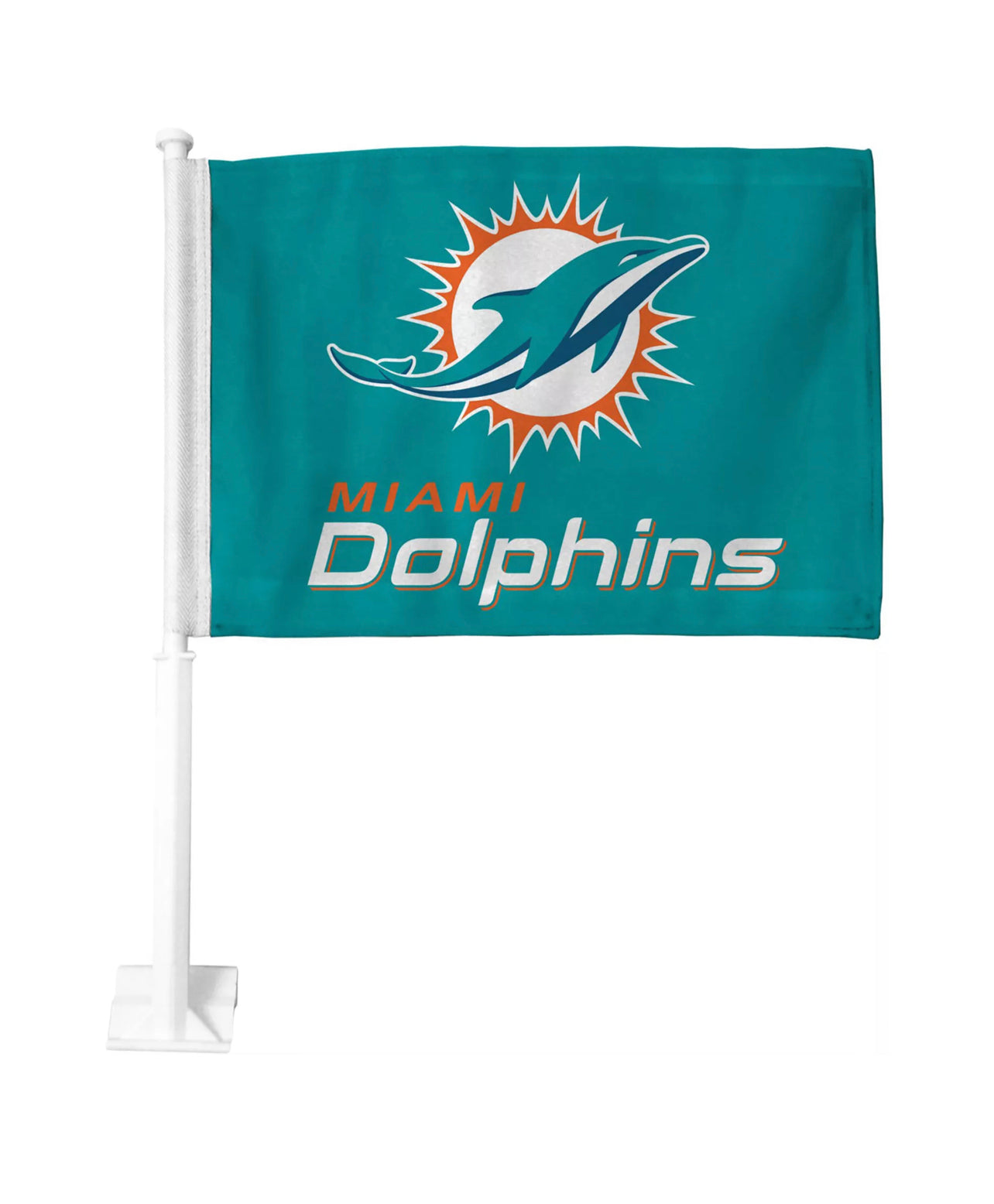 : FANMATS 60603 Miami Dolphins Heavy Duty Aluminum Embossed  Color Emblem, Auto Emblem Decal - Alternate : Sports & Outdoors