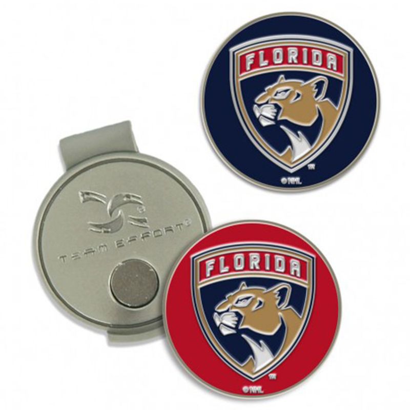 Florida Panthers Golf Hat Clip and Ball Marker Set