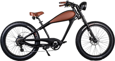 Revi Bikes Cheetah Cafe Racer E-Bike 48V 17.5Ah and 13Ah Models 750W 28 MPH New
