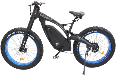 Ecotric Bison E-Bike 48V 17.5AH 1000W 25 MPH Big Fat Tire Blue NS-SON26LCD-BL New