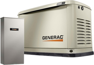 Generac 7210 Guardian 24kW Standby Generator WiFi w/ 200 Amp Automatic Transfer Switch Scratch & Dent