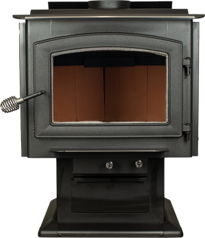 Ashley Hearth AW3200E-P EPA Certified 3,200 sq. ft. Large Pedestal Wood Stove with Blower New