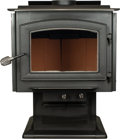 Ashley Hearth AW3200E-P EPA Certified 3,200 sq. ft. Large Pedestal Wood Stove with Blower New