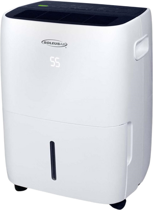 Soleus Air DSX-45EM-01 Dehumidifier 45 Pint with Mirage Display Continuous Drainage Outlet 4.4 Amp New