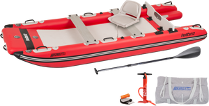 Sea Eagle FASTCAT12K_D Catamaran Inflatable Boat Deluxe Package New