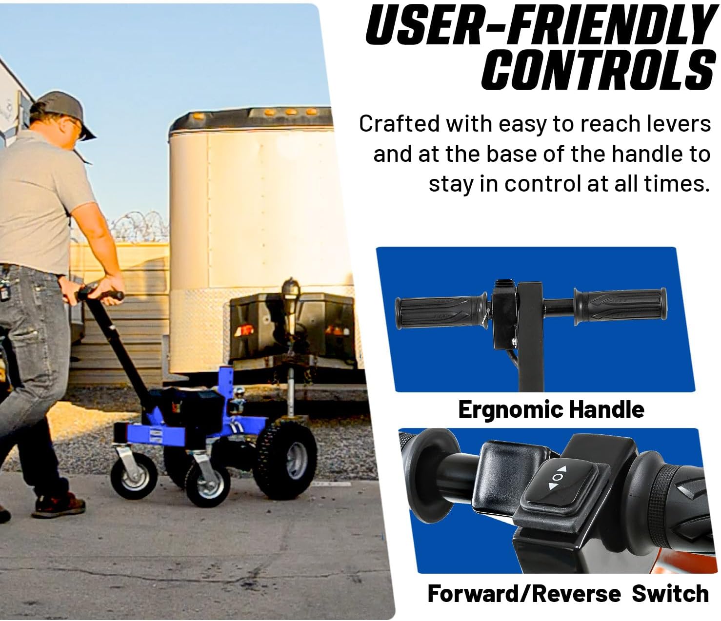 Goodyear GUO121 Trailer Dolly Electric 7500 lbs Max Weight 1100lbs Max Tongue Weight New - Image 5