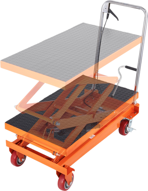 Vevor Hydraulic Lift Table Cart 770 Lbs. Manual Double Scissor 59