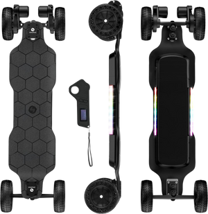 isinwheel V10 Electric Skateboard 1500W Dual Motors 583.2Wh 43.2V Battery 28 Mile Range 32 MPH New