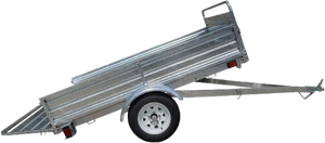 DK2 MMT5X7G 1639 lb. Capacity 4.5 ft. x 7.5 ft. Extendable 12 ft Bed Trailer Kit Galvanized New