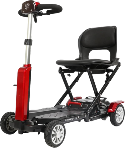 Ephesus S6 Mobility Scooter Auto Folding 4 Wheel 15.5 Mile Long Range New