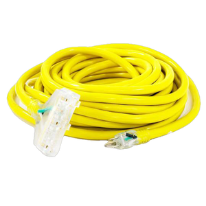 DuroMax XPC12025C 25 Foot 12 Gauge 15 Amp (15A) Triple Tap Extension Cord New