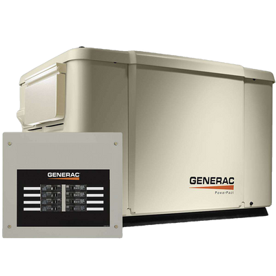 Generac 6998 Guardian 7.5kW NG/LP Standby Generator with Smart Transfer Switch New