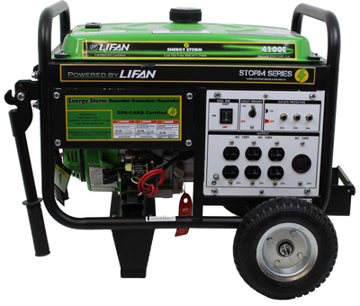 Lifan ES4100E Energy Storm 3500W/4100W Generator Electric Start Manufacturer RFB