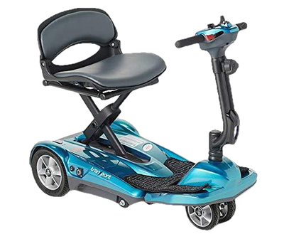 EV Rider Transport AF+ Automatic Folding Scooter Blue Open Box