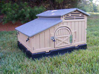 Snap Lock Formex Regular Plastic Chicken Coop Standard Size New