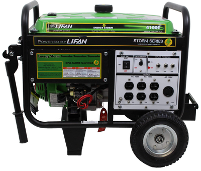 Lifan ES4100E Energy Storm 3500W/4100W Generator Electric Start Open Box (Unused)