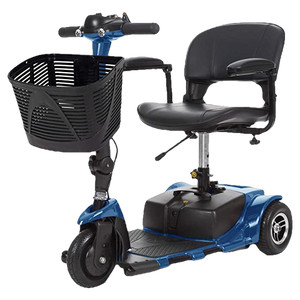 Vive Health MOB1025 3-Wheel Mobility Scooter Blue New