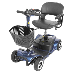 Vive Health MOB1027 4-Wheel Swivel Seat Mobility Scooter Blue New