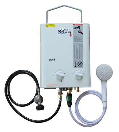 EZ Tankless CampChamp 1.8 GPM LP Propane Outdoor Tankless Water Heater Manufacturer RFB