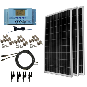 WindyNation SOK-200WPI-15 Complete 200 Watt Solar Panel Kit with 1500W –  FactoryPure