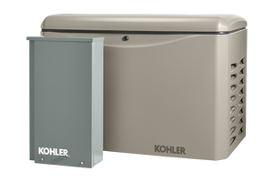 Kohler 14RCAL-100LC16  14kW Generator with Aluminum Enclosure and 100A 16-circuit Transfer Switch New