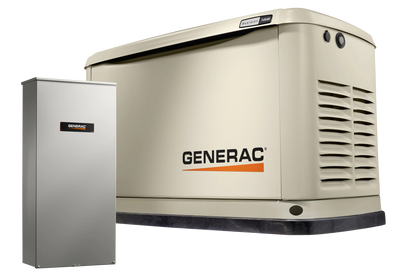 Generac 7225 14kW Guardian LP/NG Wi-Fi Standby Generator w/ 200 amp Automatic Transfer Switch New