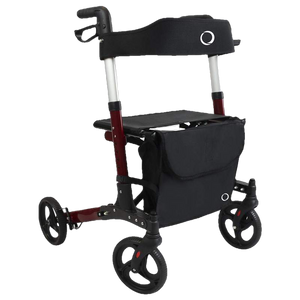 Vive Health Upright Rollator Walker Red New